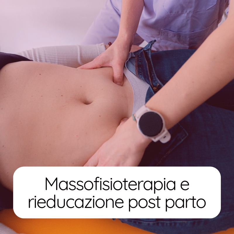 massofisioterapia e rieducazione post parto